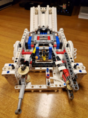 Der Bausatz mit vielen Teilen